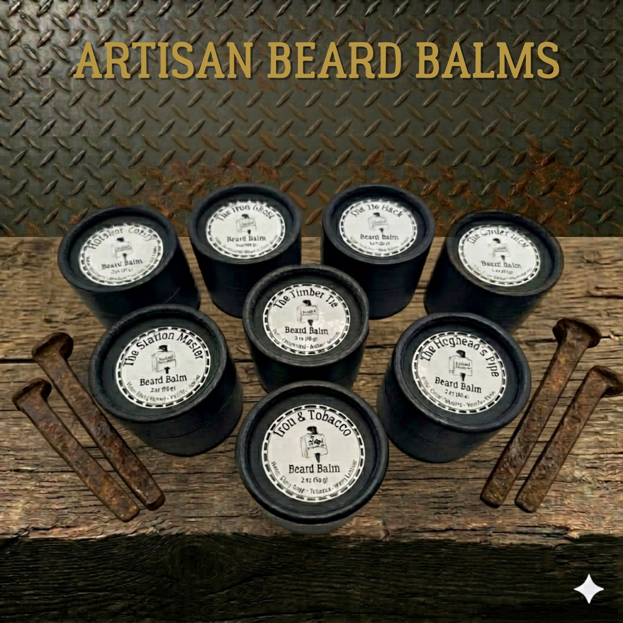 Legend of the Line Beard Balms - Spiked Handmades