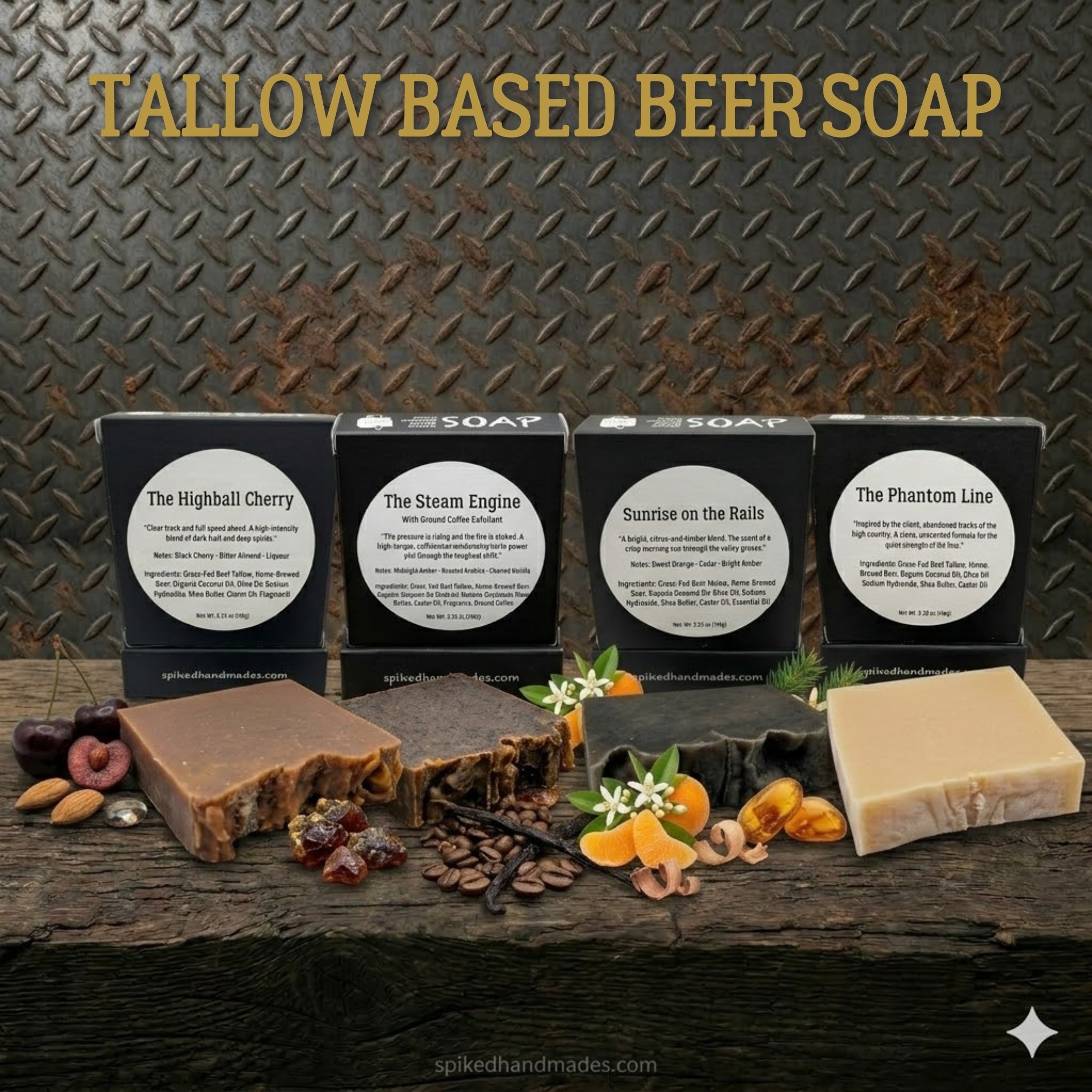 Tallow Based Beer Soaps - Spiked Handmades